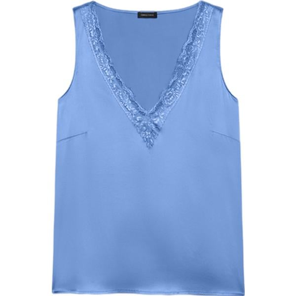 top Fiorella Rubino blu