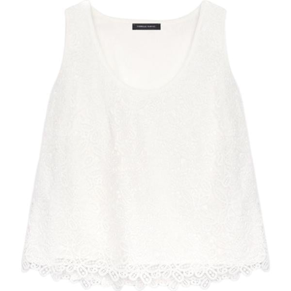 top Fiorella Rubino bianco
