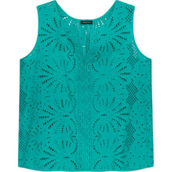 top Fiorella Rubino blu