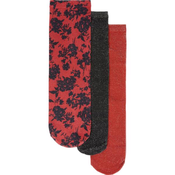 top Fiorella Rubino rosso con stampe