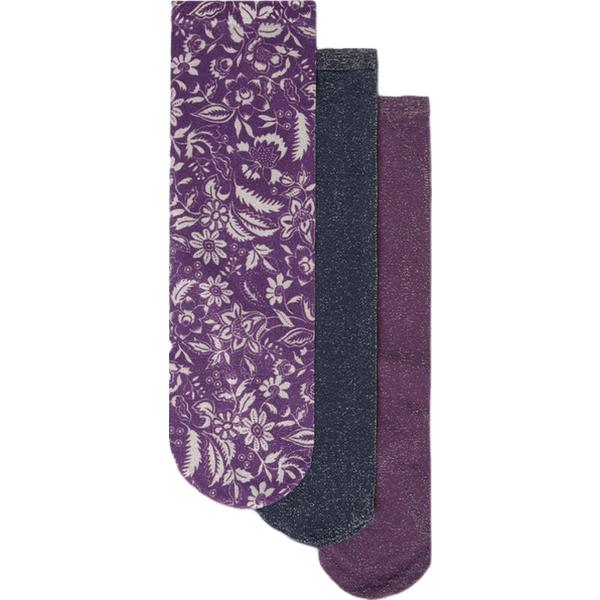 top Fiorella Rubino viola con stampe