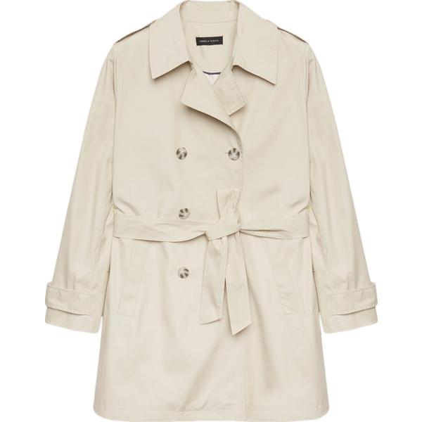 trench Fiorella Rubino bianco