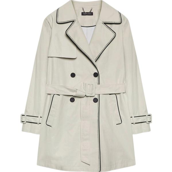 trench Fiorella Rubino bianco
