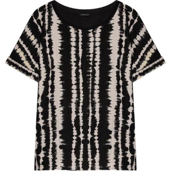 bluse Fiorella Rubino nero con stampe