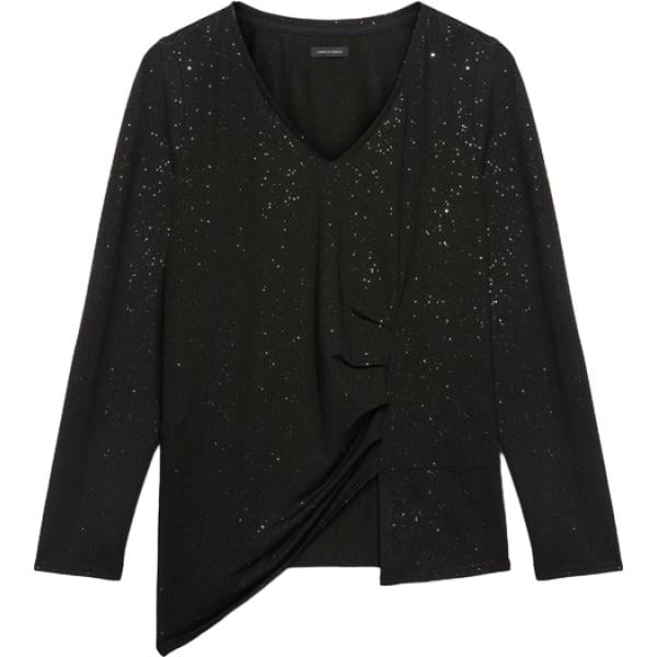 t-shirt Fiorella Rubino nero