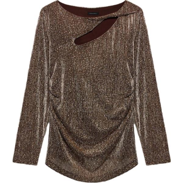 bluse Fiorella Rubino marrone