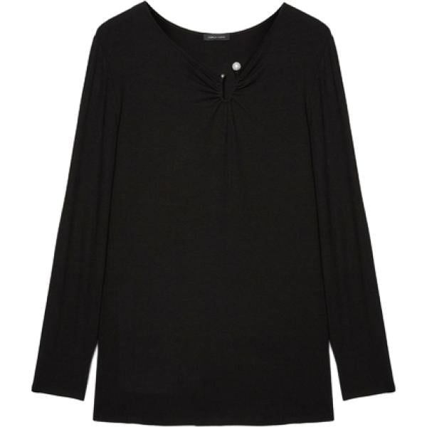 t-shirt Fiorella Rubino nero