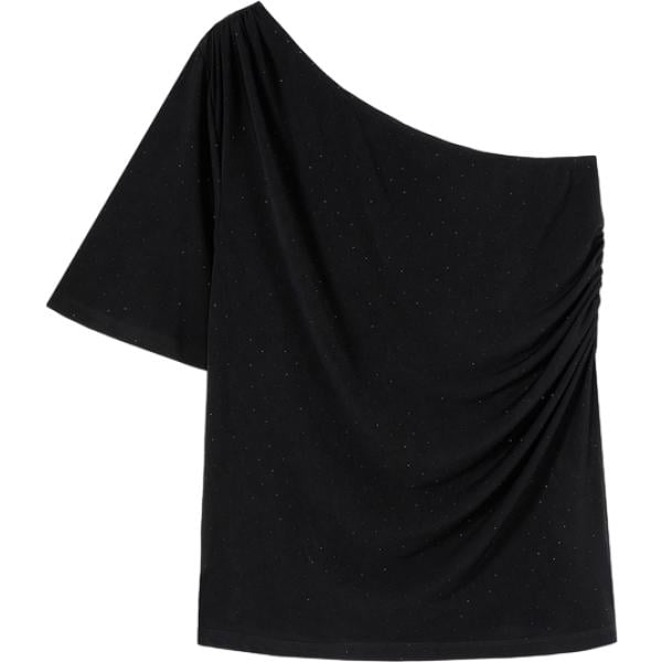 t-shirt Fiorella Rubino nero