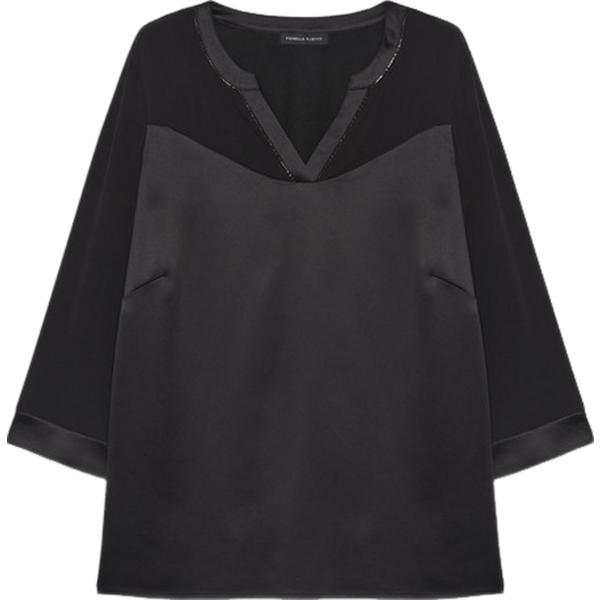 bluse Fiorella Rubino nero