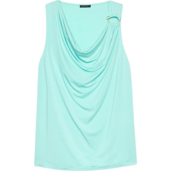top Fiorella Rubino blu