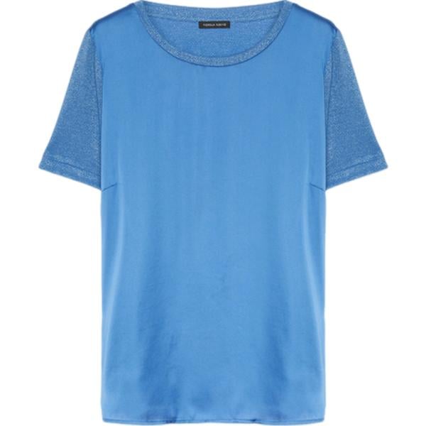 t-shirt Fiorella Rubino blu