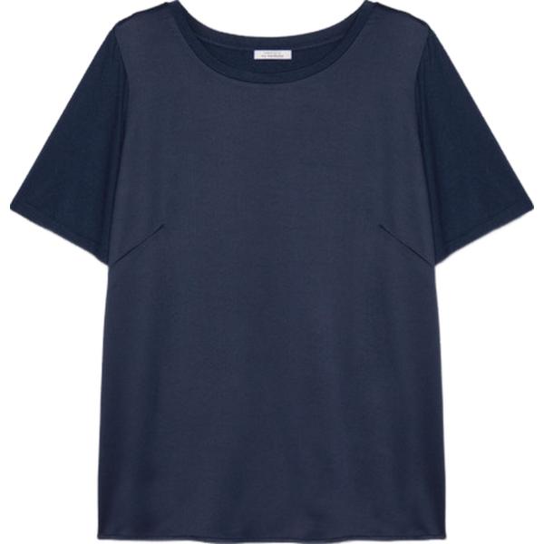 t-shirt Fiorella Rubino blu
