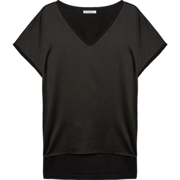 t-shirt Fiorella Rubino nero