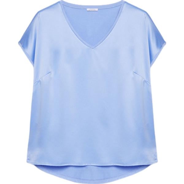 t-shirt Fiorella Rubino blu