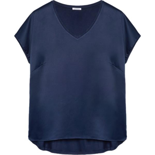 t-shirt Fiorella Rubino blu