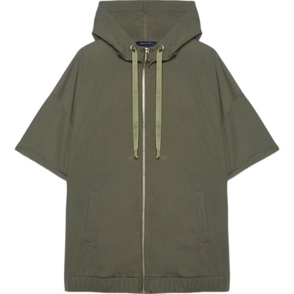 felpe con cappuccio Fiorella Rubino verde