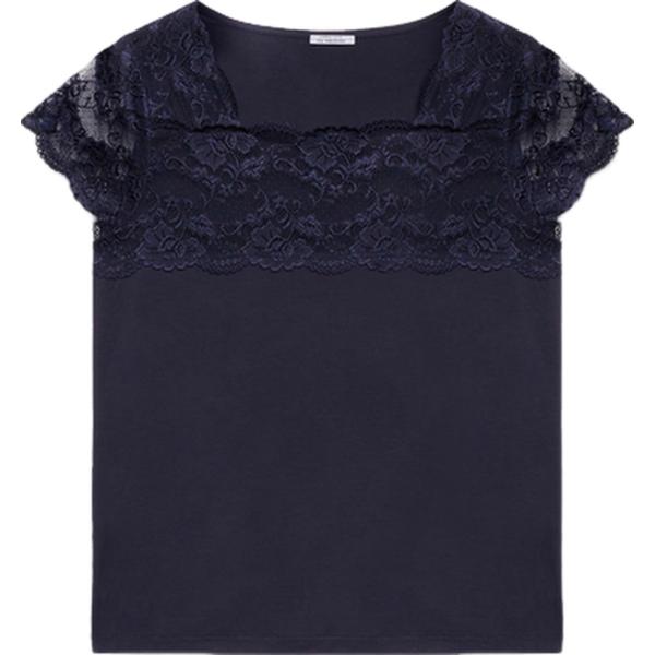 t-shirt Fiorella Rubino blu