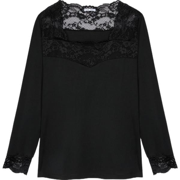 t-shirt Fiorella Rubino nero
