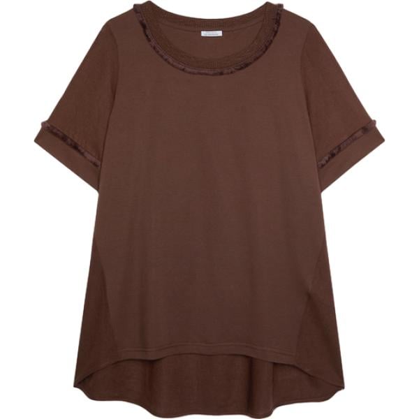 t-shirt Fiorella Rubino marrone