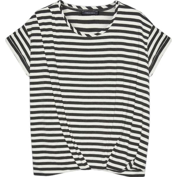 t-shirt Fiorella Rubino multicolore a righe