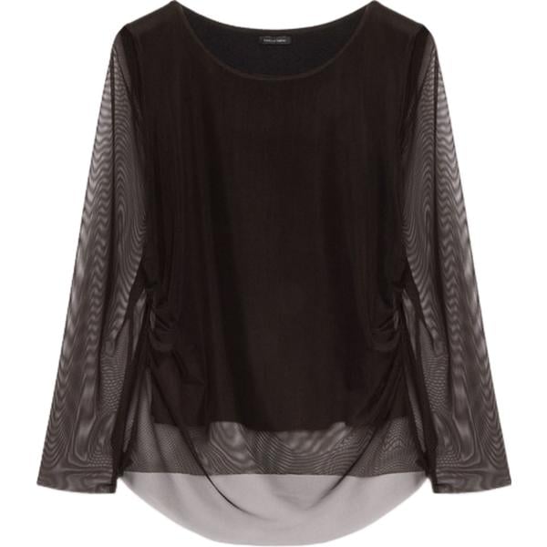 t-shirt Fiorella Rubino nero