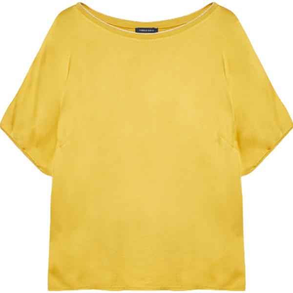 t-shirt Fiorella Rubino giallo