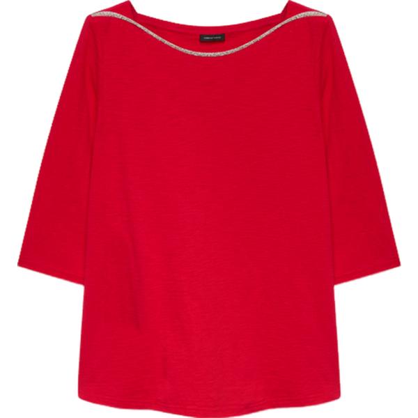 t-shirt Fiorella Rubino rosso