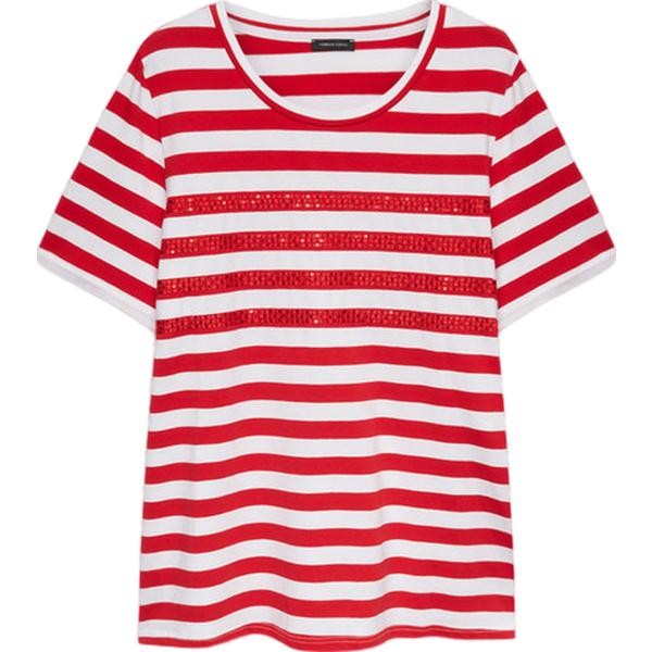 t-shirt Fiorella Rubino multicolore a righe