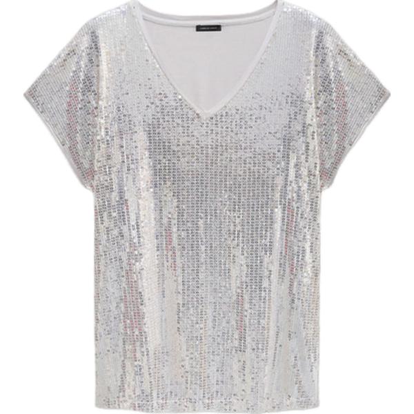 t-shirt Fiorella Rubino grigio