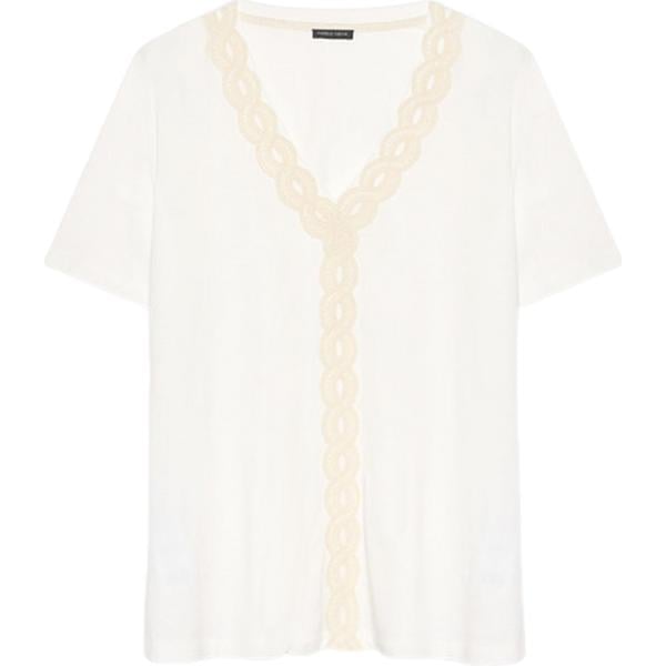 t-shirt Fiorella Rubino bianco