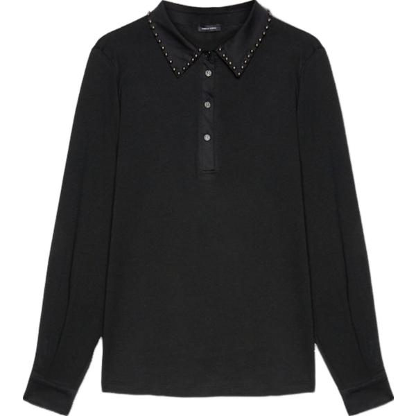 t-shirt Fiorella Rubino nero