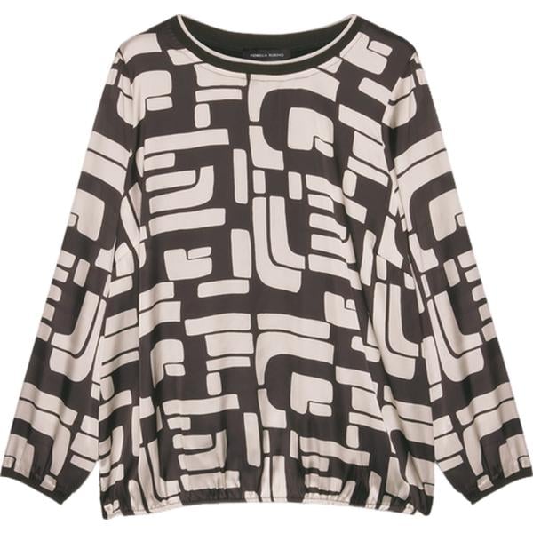 t-shirt Fiorella Rubino multicolore con stampe