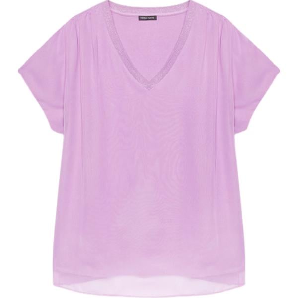 t-shirt Fiorella Rubino viola