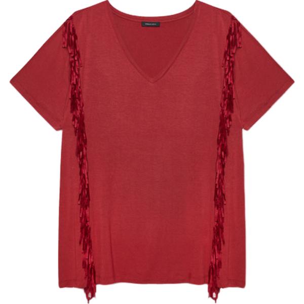 t-shirt Fiorella Rubino rosso