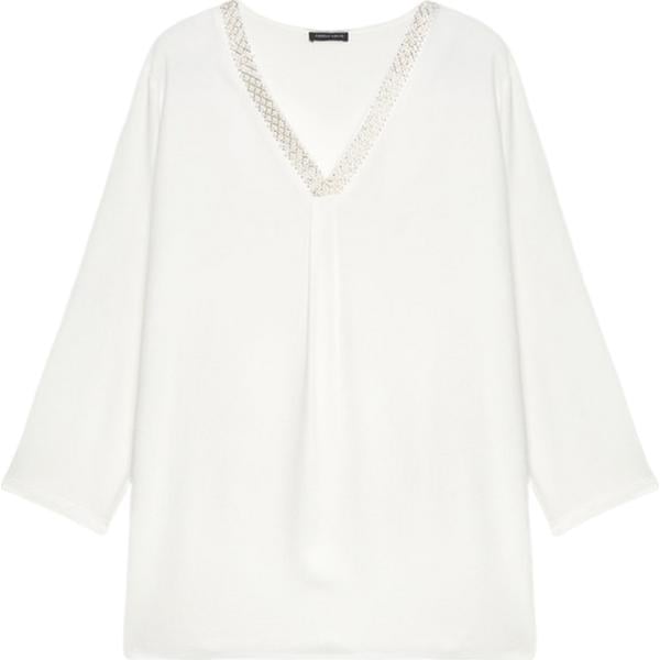 t-shirt Fiorella Rubino bianco