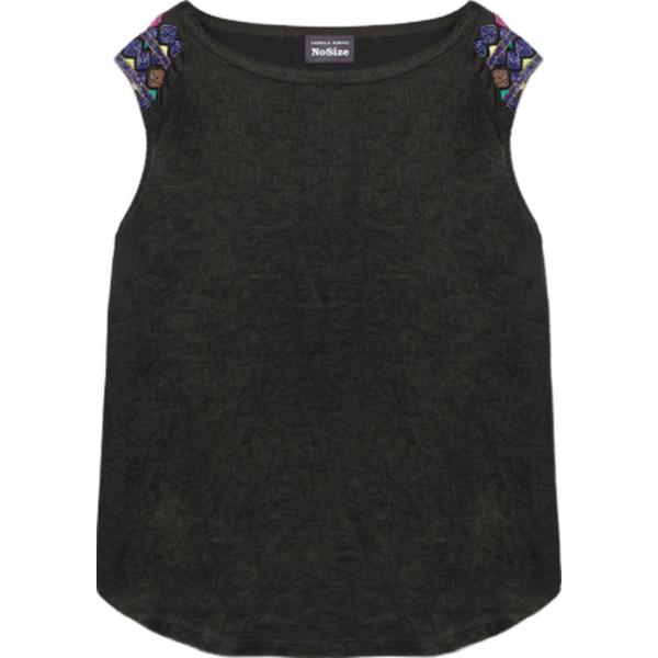 t-shirt Fiorella Rubino nero