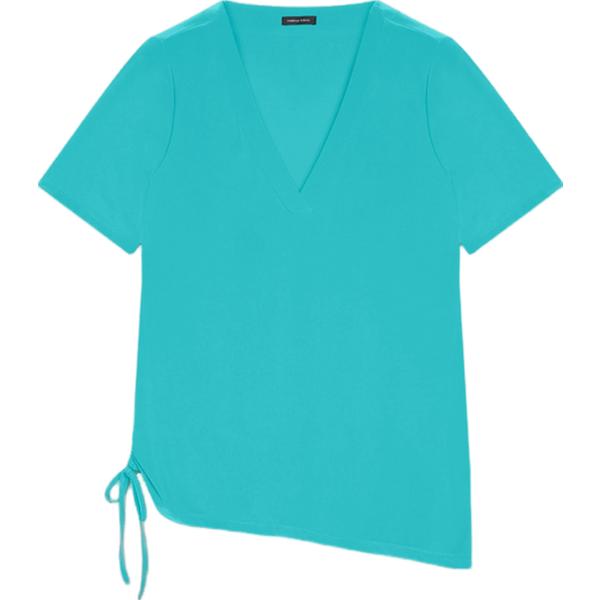 t-shirt Fiorella Rubino blu