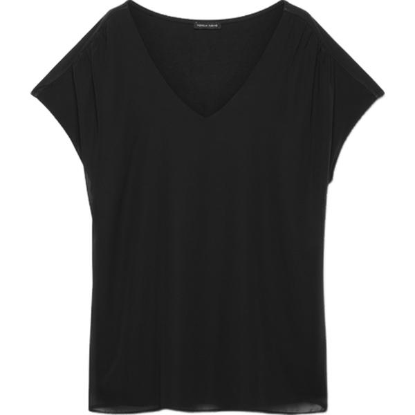 t-shirt Fiorella Rubino nero