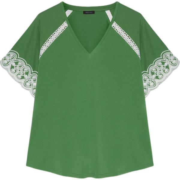 t-shirt Fiorella Rubino verde