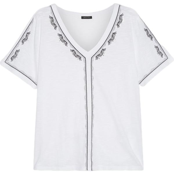 t-shirt Fiorella Rubino bianco