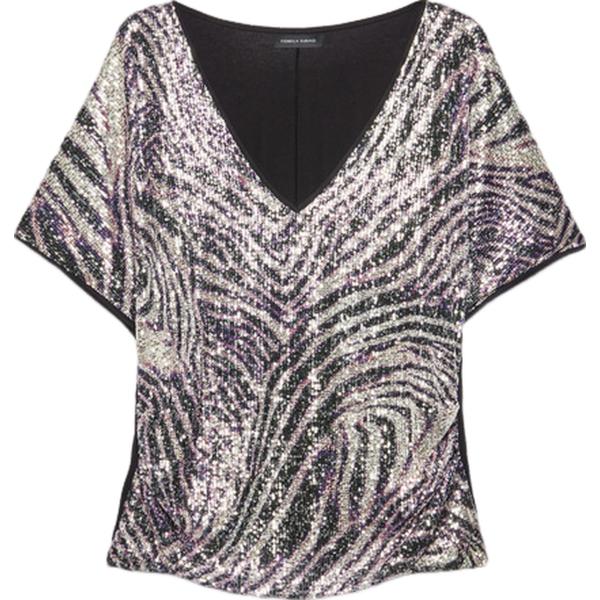 t-shirt Fiorella Rubino multicolore animalier