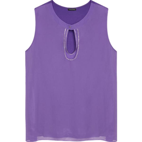 top Fiorella Rubino viola