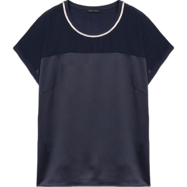 top Fiorella Rubino blu