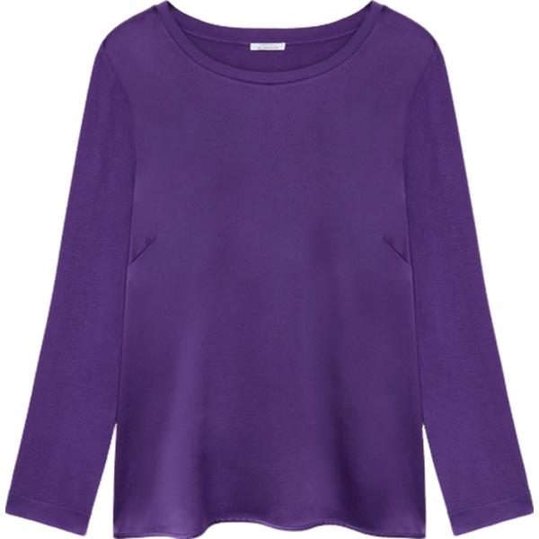 t-shirt Fiorella Rubino viola