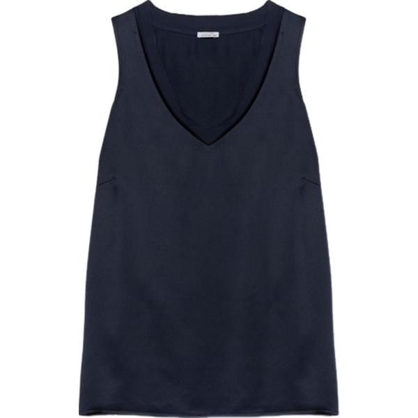 top Fiorella Rubino blu