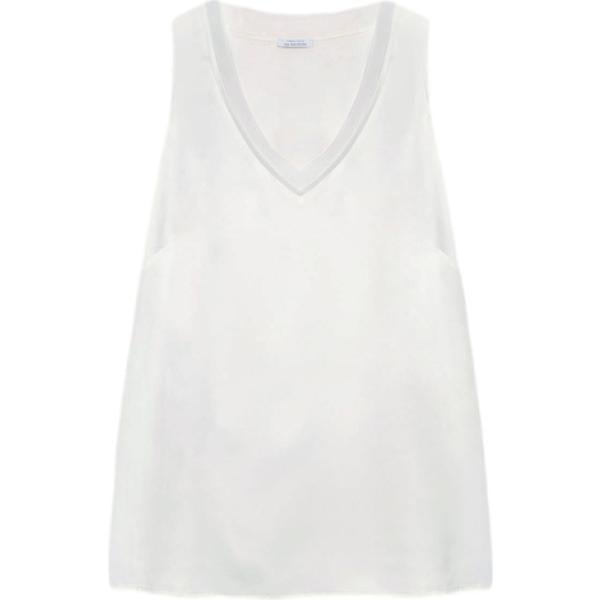 top Fiorella Rubino bianco