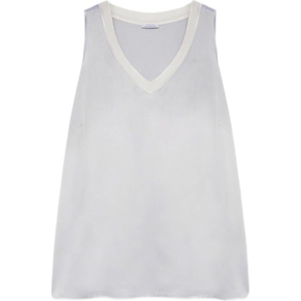 top Fiorella Rubino grigio