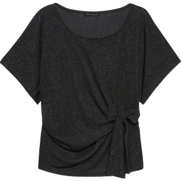 t-shirt Fiorella Rubino nero