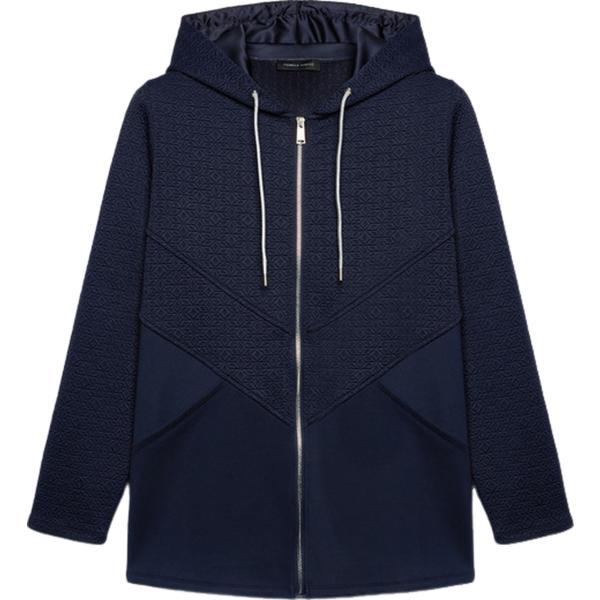 felpe con cappuccio Fiorella Rubino blu