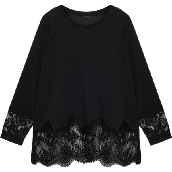 bluse Fiorella Rubino nero